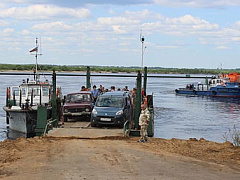 В связи с понижением воды на р. Вага переправа людей и транспорта осуществляется с ул. Кудрявцева (ЮмижЛес).