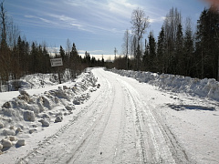 Состояние дороги через "Устьяны"