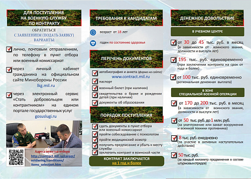 Контракт о прохождении военной службы